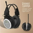 thumbnail image 6 of AM FM Radio Headphones, Personal Portable Radio Headset am/fm Digital with Best Reception for Jogging, Mowing, Cycling, Meeting, Powered by 2 AA Batteries (Not Included), 6 of 7