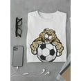 thumbnail image 3 of Cougar With Soccer Ball, Cartoon T-Shirt Men -Image by Shutterstock, Male Medium, 3 of 4