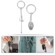 thumbnail image 2 of 2pcs Fencing Keychains Pendant Fencing Sport Fans Gifts Metal Key Chain Pendants for Fencer, 2 of 4