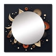 thumbnail image 2 of Designart "Esoteric Spirit's Fizz VII" Modern Geometric Square Mirror Wall Decor Modern - Large Multicolor Square Bathroom Mirror - Square Printed Wall Mirror Art, 2 of 5