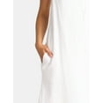 thumbnail image 3 of Time and Tru Women's Cotton Double Cloth Shift Dress, Sizes XS-XXXL, 3 of 4