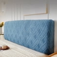 thumbnail image 4 of Cateissary Funda de cabecera de poliéster suave en tejido elástico, funda antipelusas para cabecera de cama, funda elástica Juegos de cama verde 120cm de altura 50-60cm, 4 of 6