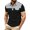 Black, variant on LEKWK Shirt for Men Short Sleeve Color Block Golf Shirt with Chest Pocket Casual Collared Tennis Top Lightweight Breathable Summer Activewear Gray S