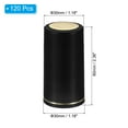 thumbnail image 2 of Unique Bargains Bouchon Rétractable en PVC avec Languette pour Bouteille de Vin, 120 Pcs 30x60mm Ligne de Couverture Rétractable Noire, 2 of 5