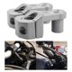 thumbnail image 1 of Riser Del Manillar de La Motocicleta Universal, de 22 Mm a 28 Mm, Adaptador de Montaje de Extensiones, Ajustador de 7/8 Pulgadas 1/8 Pulgadas, Man plata Yotijar Handlebar Risers, 1 of 5