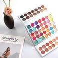 thumbnail image 4 of Paleta de sombras de ojos HUOGUO, 63 colores, maquillaje mate con purpurina, 4 of 5