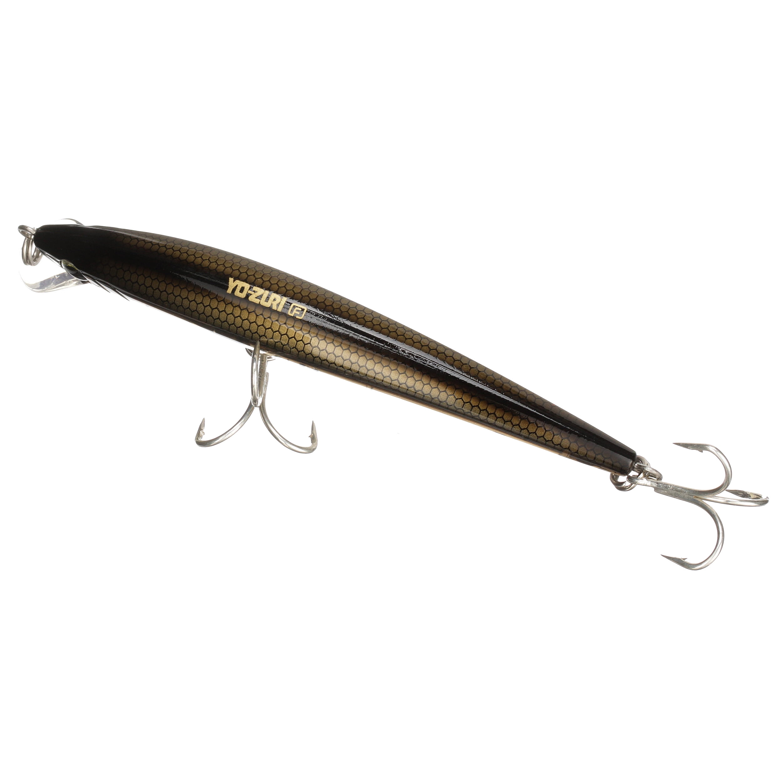 Yo-Zuri Crystal 3D Minnow 5-1/4" Hard Bait Fishing Lure, Bronze