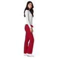thumbnail image 5 of Adar Universal Scrubs For Women - Drawstring Straight Leg Scrub Pants - 510 - Red - L, 5 of 7