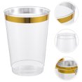 thumbnail image 4 of Yongwei plastic champagne flutes 8pcs Plastic Water Glass Champagne Glass Juice Cup Beverage Plastic Cup Home Supplies, 4 of 10