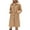 Khaki, variant on Lovskoo Women's Winter Fleece Sherpa Jacket Button Down Pockets Long Sleeve Lapel Casual Trendy Outerwear Solid Color Warm Long Coat Khaki