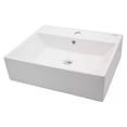 thumbnail image 2 of Lavabo Ovalin Para Baño Rubinett Ceramico Blanco Con Monomando Y Contra De Lujo, 2 of 4
