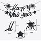 thumbnail image 3 of Este banner de feliz año nuevo con purpurina será parte de tus decoraciones en 202５, aportando diferentes efectos decorativos especiales., 3 of 4