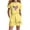 Yellow, variant on Hxshgdsn Girls 2 Piece Sets Patriotic Printed Round Neck Short Sleeve Top and Elastic Waist Shorts Casual Set July 4th（Black/4-5 Years）