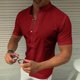 thumbnail image 2 of Nueva camisa informal de manga corta con solapa para hombres Eccomum Negro 3XL, 2 of 3
