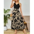 thumbnail image 2 of a.Jesdani Women Casual Dresses Sleeveless Ribbed Loose Long Maxi Dresses with Pockets S-XXL, 2 of 9