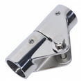 thumbnail image 2 of Hzzsbu Boat Tube Hinge Boat Pole Railing Mast Canopy Stainless Steel Tube Pipe Folding Swivel Coupling Connector For Fun Canopies, 2 of 7