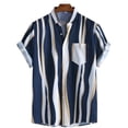 thumbnail image 5 of Hawaiian Shirt For Men, Men's Vintage Button Down Bowling Shirts Short Sleeve Summer Beach Shirt2XL, 5 of 5