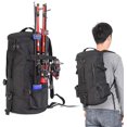 thumbnail image 1 of Fishing Backpack, Cylindrical Fishing Backpack Large Capacity Polyester Backpack,black, 1 of 5