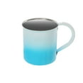 thumbnail image 1 of IH Casa Decor En Acier Inoxydable Tasse Ombre Bleu - Ensemble De 2, 1 of 1