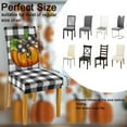 thumbnail image 5 of 4 Pcs Fall Chair Covers for Dining Room, Thanksgiving Stretch Removable Dining Chair Cover Set of 4, Autumn Pumpkin Truck Chair Slipcovers Seat Protector for Fall Restaurant Decor, 5 of 5