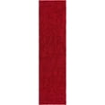 thumbnail image 2 of Rugs.com Botanical Shag Collection Rug – 10 Ft Runner Red Shag Rug Perfect For Hallways, Entryways, 2 of 9
