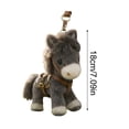 thumbnail image 3 of 2026 Year of the Horse Stuffed Animal - Chinese New Year Plush Horse Mascot Doll, Lunar New Year Zodiac Decor, Blessing Gift for Spring Festival, 3 of 5