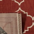 thumbnail image 4 of Safavieh Courtyard Red Indoor Outdoor Rug, 4' x 5'7', Machine Made, Polypropylene, 4 of 5