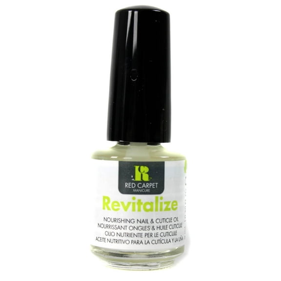 Red Carpet Manicure Revitalize Cuticle Oil, Hydrating & Nourishing Formula for Healthy Nails & Cuticles - Quick Absorbing, Non-Greasy, Ideal for Home & Professional Use