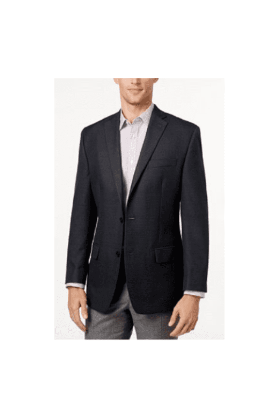 MICHAEL Michael Kors Men's Classic-Fit Blue Houndstooth Sport Coat, 42R, $295