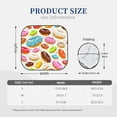 thumbnail image 3 of Disketp 2 Piece Color Donut Pattern Windshield Sunshades,Folding Windshield Sun Shade For Car Suv Trucks Sedan,Blocks Uv Rays Sun Visor Protector-Large, 3 of 7