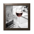 thumbnail image 1 of Gango Home Decor Vertical Vin Rouge by Alan Blaustein (Ready to Hang); One 12x12in Brown Framed Print, 1 of 3