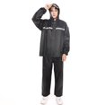 thumbnail image 1 of Conjunto de pantalones impermeables para lluvia divididos para hombres y mujeres, antilluvia, para llevar, para motocicleta, ligero, de moda, poncho para vehículo eléctrico de cuerpo, 1 of 5