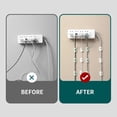 thumbnail image 2 of Generic Self-Adhesive Cable Organizer Clips, No-Nail Wire Management, 30-Pack Green (HW011), 2 of 7