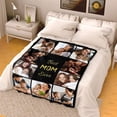 thumbnail image 4 of AISENIN Mothers Day Custom Gifts Personalized Blanket with Photo Picture Collage Text Unique Gift Throw Blankets for Mother Daughter Gift Ideas Best Mother Ever Gift, 4 of 5