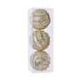 thumbnail image 3 of Hvmvliv Champagne-colored Sparkling Sequin Christmas Ball Tree Decoration Metallic Finish Ornament Gold, 3 of 6