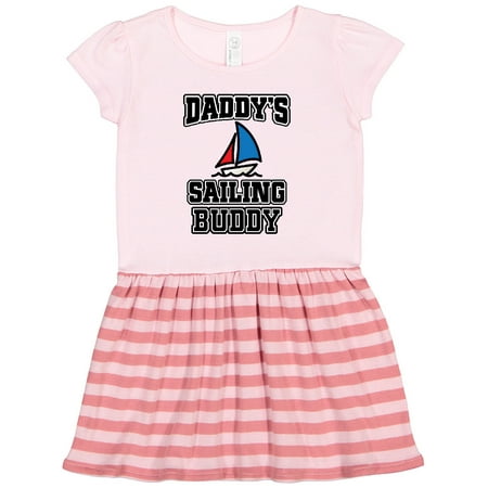

Inktastic Daddy Sailing Buddy Sailboat Gift Toddler Girl Dress