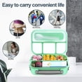 thumbnail image 1 of Cqxid Food Storage Under $10 Bento Box Divider Crisper Fruit Lunch Box Plastic Outdoor Picnic Dew For Students Lunch Box, 1 of 6
