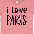 thumbnail image 4 of Inktastic I Love Paris French Flag Heart Boys or Girls Baby T-Shirt, 4 of 5