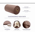 thumbnail image 7 of Sunshine Yoga Voyage Yoga Mat Roll, 24in x 50ft Exercise Mat, 5mm Thick Non-Slip Gym Mat for Home Workout and Fitness, Anti-Tear, Cut up to 8 Regular Yoga Mats, Chocolate, 7 of 7