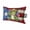 Red, White, Blue, Green, variant on Puerto Rico Flag Frog Outdoor Pillows for Chaise Lounge Chair Waterproof Lumbar Pillows with Insert&Adjustable Elastic Strap Beach Headrest Pillow Rustic Red Blue White Floral Pool Pillow 11"x16"