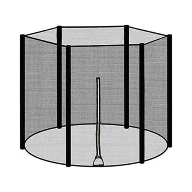 Bsvklp Red Protectora Trampolín Valla Protección Seguridad Duradera (6 Postes 2 44 M)