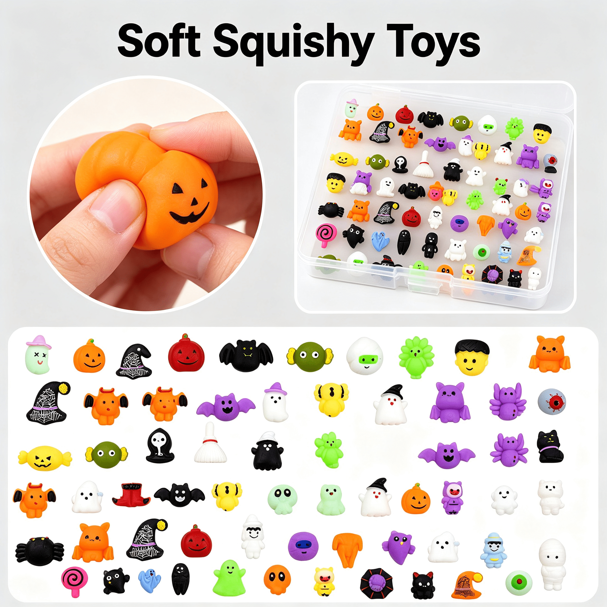 fufufunochi FUFU Squishy 10 Pack Handmade Hamster Taba Squishy Toys Set with