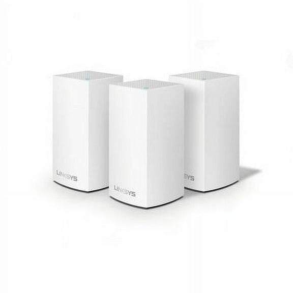 Linksys (AC1200) 3-Pack Velop Dual Band Routers Intelligent Mesh WiFi System VLP0103-NP - White
