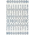 thumbnail image 2 of SAFAVIEH Cedar Brook Jamison Geometric Cotton Area Rug, Ivory/Navy, 4' x 6', 2 of 6