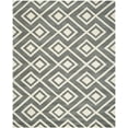 thumbnail image 2 of SAFAVIEH Chatham Eric Geometric Wool Area Rug, Dark Gray/Ivory, 8'9" x 12', 2 of 8
