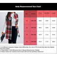 thumbnail image 6 of Cuteduck Womens Plus Size Sleeveless Plaid Vest Wool Blazer Jackets Cardigan Outerwear Fall Winter Tops 1X-4X, 6 of 6