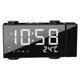 thumbnail image 2 of Reloj despertador con proyección de radio FM y pantalla LED digital con proyector parlante de voz, 2 of 5