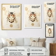 thumbnail image 4 of Designart "The Vintage Minimalism Of The Golden Beetle III" Ladybug Floater Framed Canvas Art Print, 4 of 5