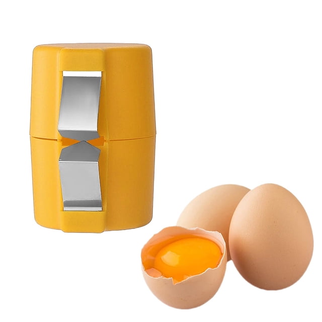 Egg Cracker Restaurant Slicing Tool Kitchen Gadgets Tools Cooking Egg Cutter yellow