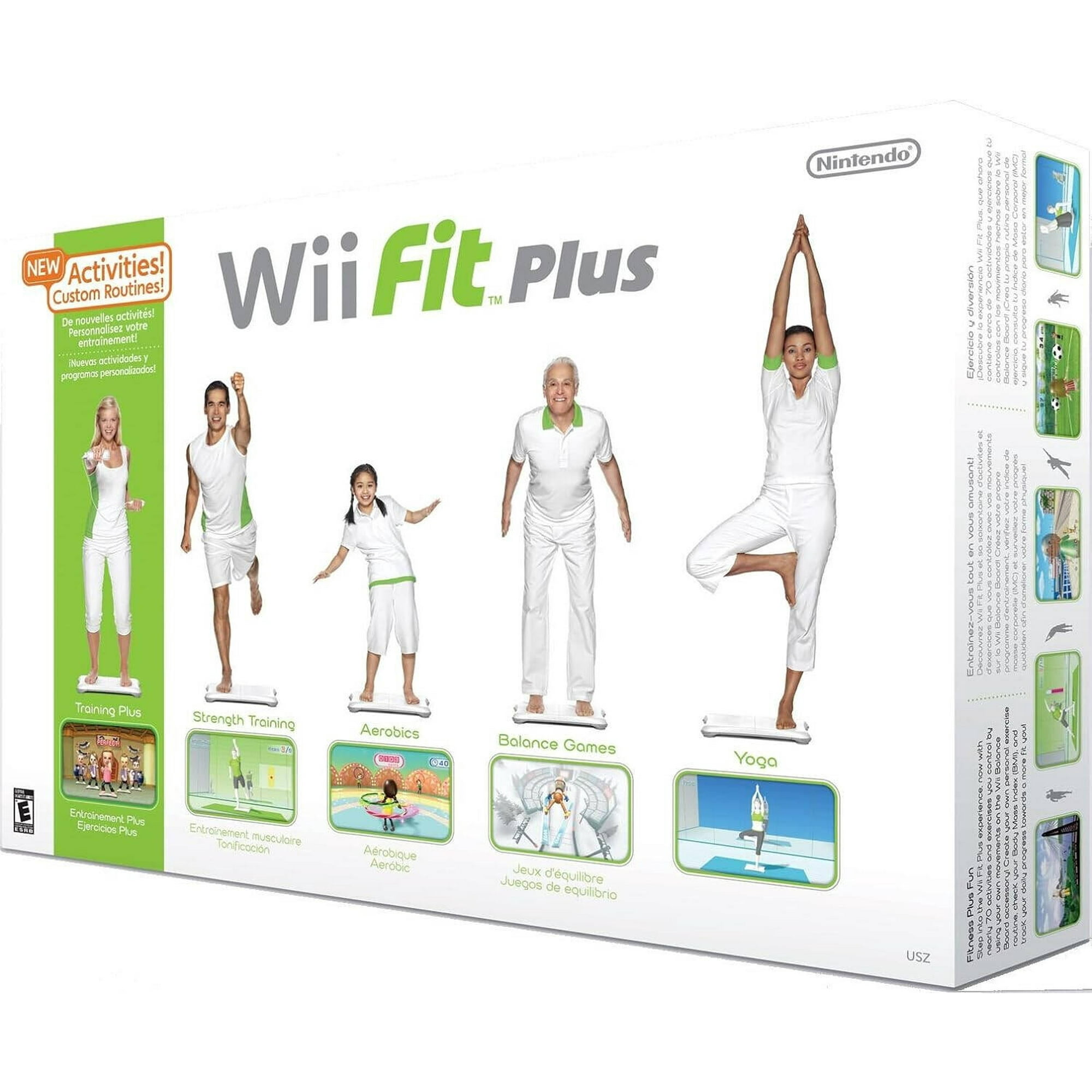 NINTENDO Wii Fit Plus and Balance Board (White) - Certified